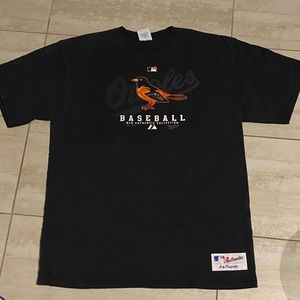 Orioles baseball Majestic sportswear tee